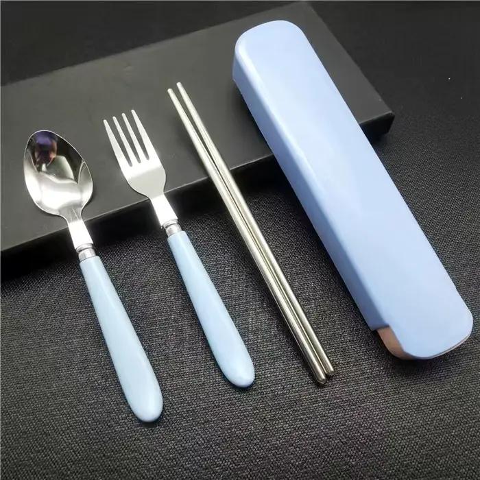 Ensemble de couverts 3 pièces pour enfants, couverts en acier inoxydable pour tout-petits, nourritur
