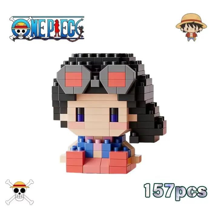 Figurines de construction en micro-blocs ONE PIECE Sun God Nika Luffy, Chopper, Ace, Buggy, modèle 3