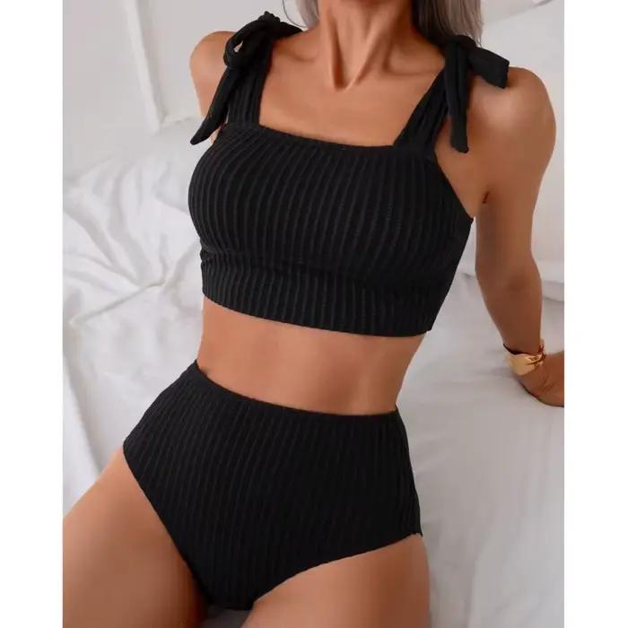 Été Sexy Bikinis noir femmes maillots de bain femme maillot de bain pour maillot de bain maillots de