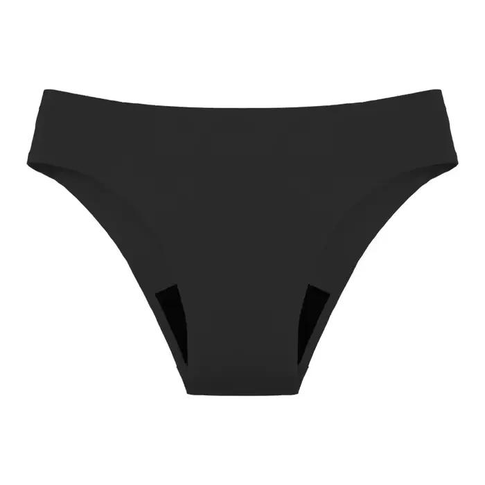 Maillot de bain sans couture pour adolescents, culotte menstruelle, 4 couches, étanche, bikini pour 