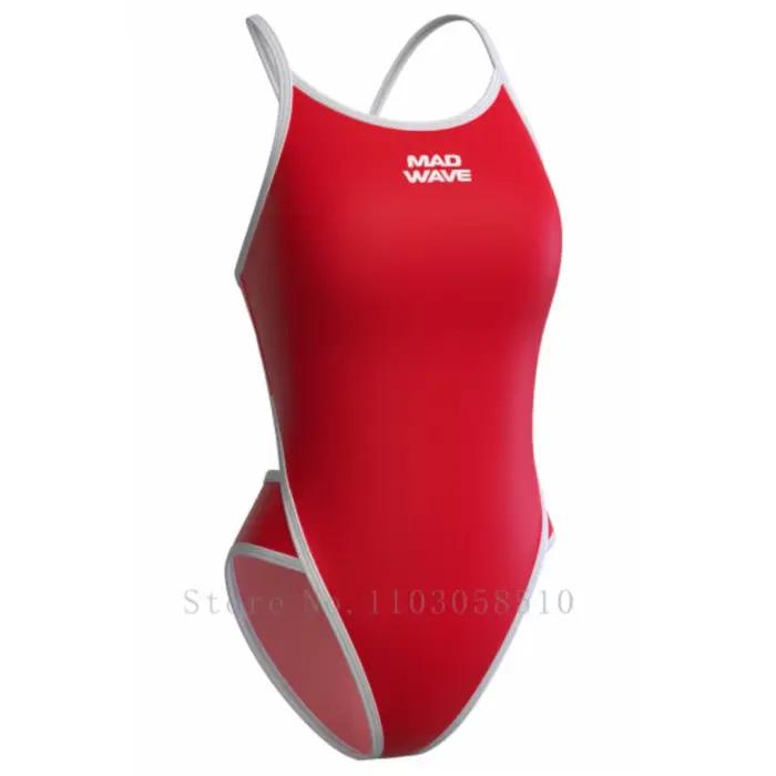 Maillot de bain Mad Wave Australie pour femme, bikini sexy, une pièce, ensemble confortable, maillot