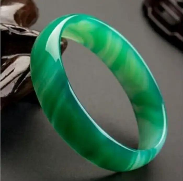 Bracelet de diversité vert naturel pour femme, bracelets sculptés à la main, bijoux pour dames, brac