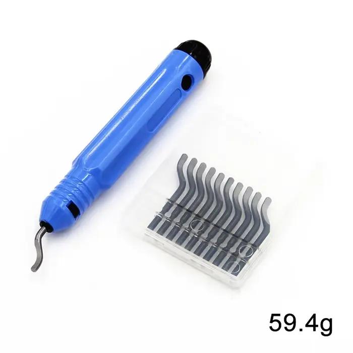 Couteau de coupe à main en alliage d'aluminium, grattoir d'ébavurage, retrait de chanfrein, plastiqu