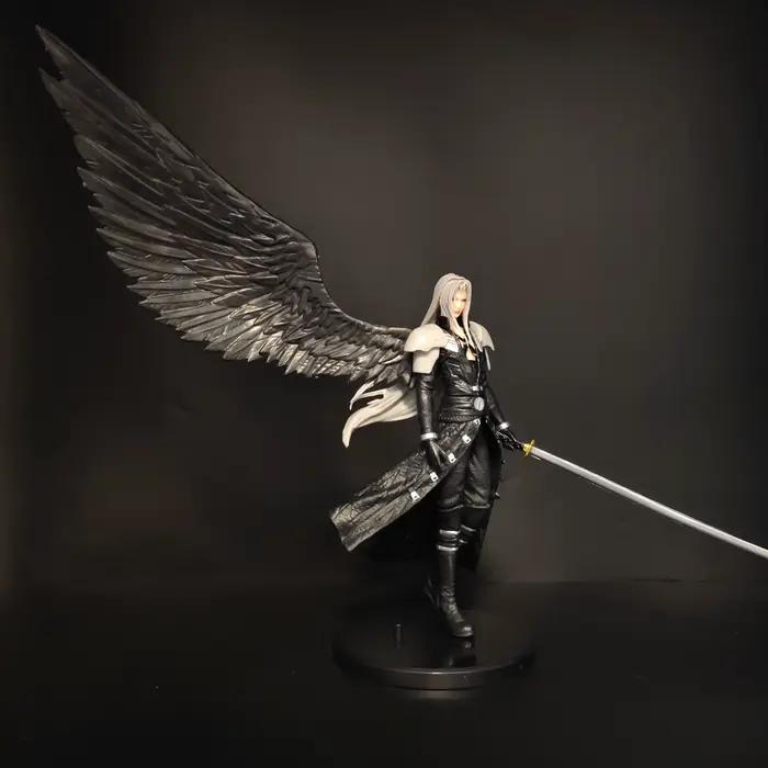 Figurine Sephiroth, ange à une aile, modèle de collection, jouet, épée, personnage de jeu d'anime, s