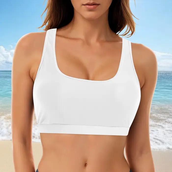 Femmes maillot de bain hauts maillot de bain d'été sport Bikinis hauts Fitness Raceback soutien-gorg