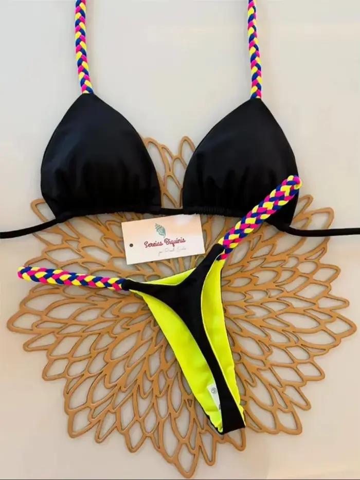 Micro Bikinis 2026 femmes maillot de bain nouveau Sexy maillots de bain licou Bikini ensemble brésil