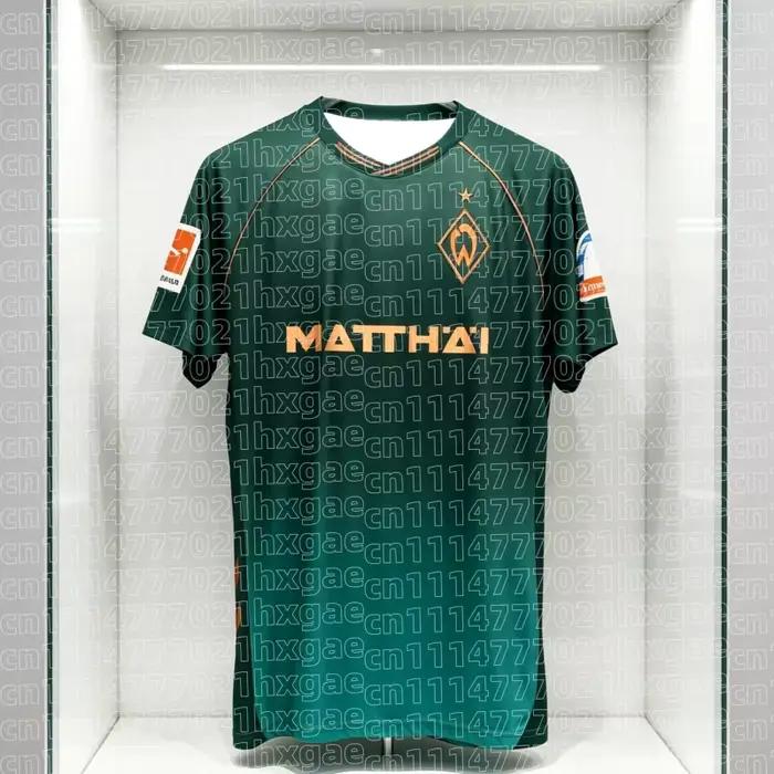 Nouveau Maillot Tendance Werder Brême Saison 25-26 60ème Anniversaire 2026 – T-shirt Sportif Commémo