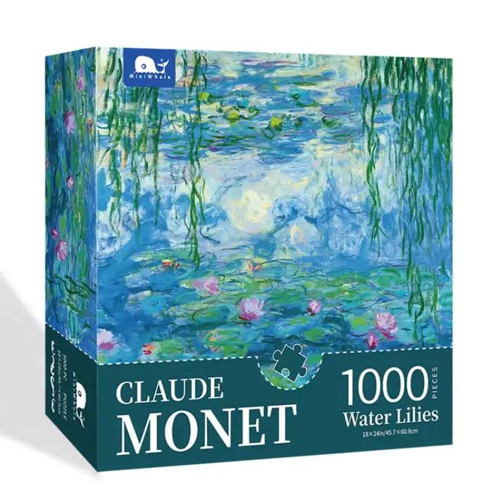 Puzzle 1000 pièces pour adultes et enfants, Puzzle de paysage Monet, jouet, jeu familial, célèbre mo