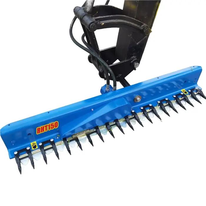 Taille-haie agricole hydraulique longue distance, broyeur de lame, pelle