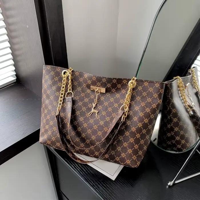 Nouveau sac à main presbytie Texture cuir souple grande capacité fourre-tout femmes sac avec accesso