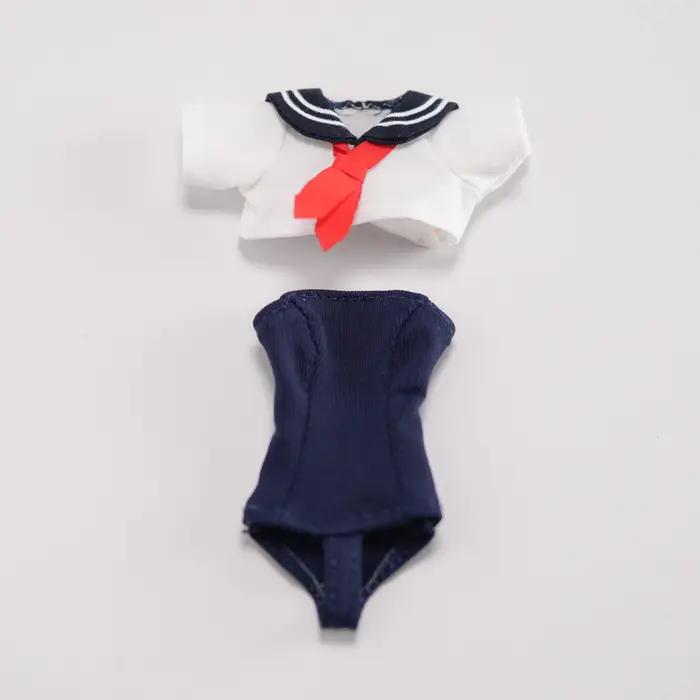 Échelle 1/12 ‌ Maillot de bain deux pièces à col marin ‌   Bikini à revers ‌   Vêtements féminins po