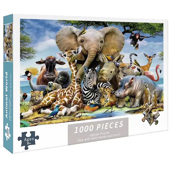 1000 pièces Puzzles pour adultes Puzzles en papier éducatif intellectuel décompression bricolage gra