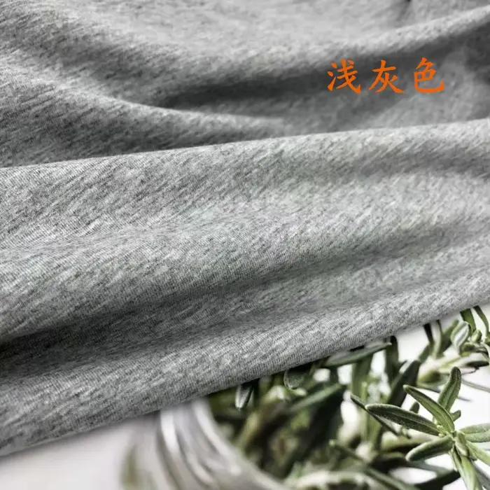 T-Shirt en LyJean-et Coton pour Enfant, Tissu Jersey à Coudre au Mètre, Printemps et Été