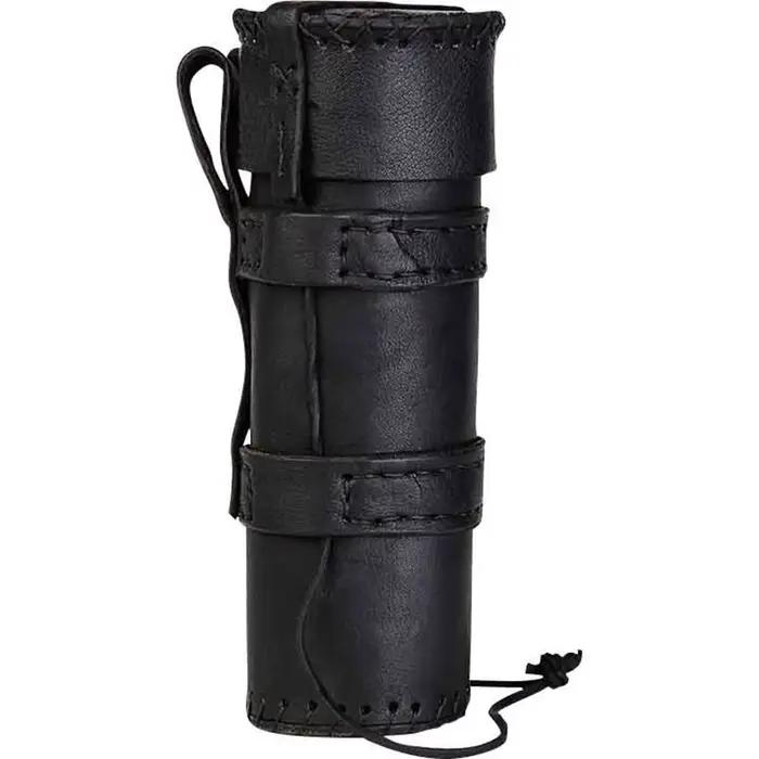 Accessoire de Costume médiéval, porte-bouteille d'eau en cuir, flacon de vin, étui de transport, bou