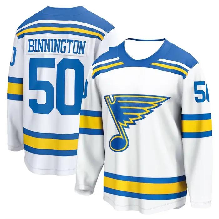Maillot de hockey - Bleu avec accents jaunes/blanches "Neighbours 63" Logo Classic Note Maillot athl