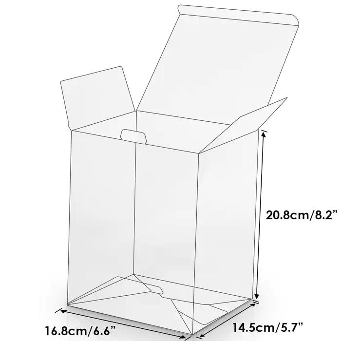 Protecteur pour figurines Funko Pop de 6 pouces, boîte de présentation en plastique PET transparente