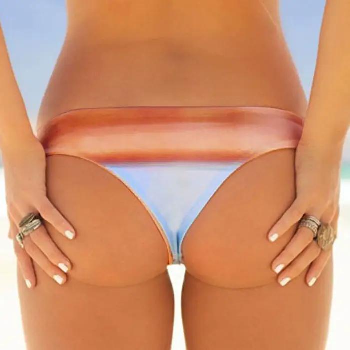 Maillot de bain brésilien taille basse pour femme, bikini astronomique, culotte respirante, vêtement