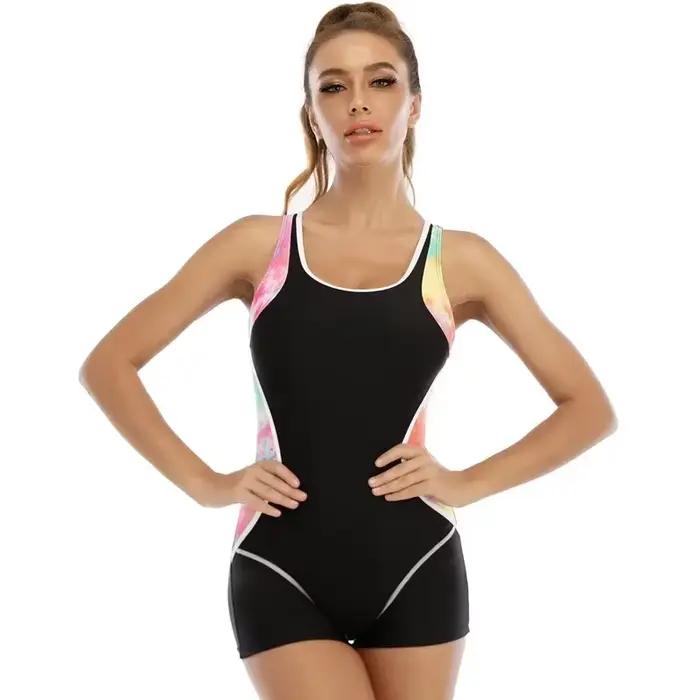 Maillot de bain sport une pièce pour femmes, monokinis, 174 letic, dos ouvert, fitness, plage, grand