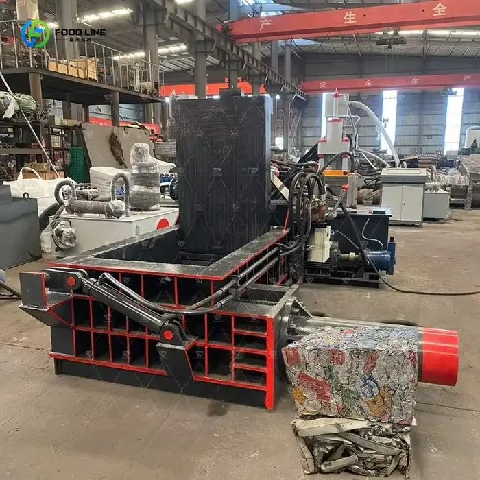 Presse à blocs métalliques personnalisée équipée de moules sur mesure pour le traitement des déchets