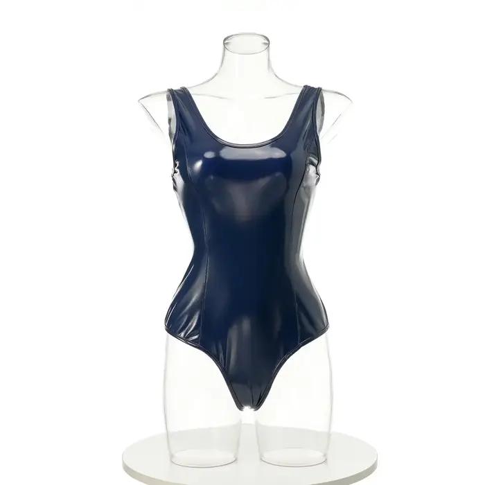 Maillot de bain scolaire style anime Lolita pour femme, costume de cosplay Sukumizu, combinaison mou