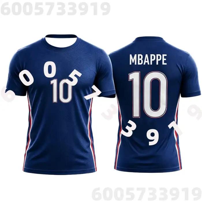 Nouveau Maillot de l'équipe de football de France 2026 Édition Spéciale – T-shirt Sport Décontracté 