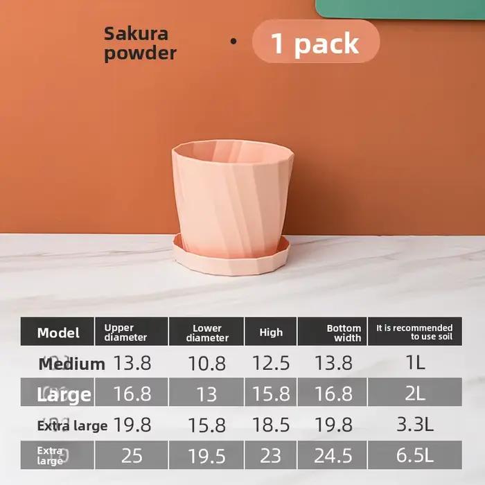Jardinière succulente en plastique et résine, grand radis vert, nouvelle plante en pot d'aloe Vera e
