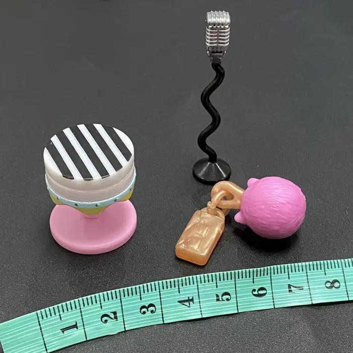 Chaise de patinoire pour enfants, accessoires de scène, meubles, lampe, jouets TV, poupées LOL, mini