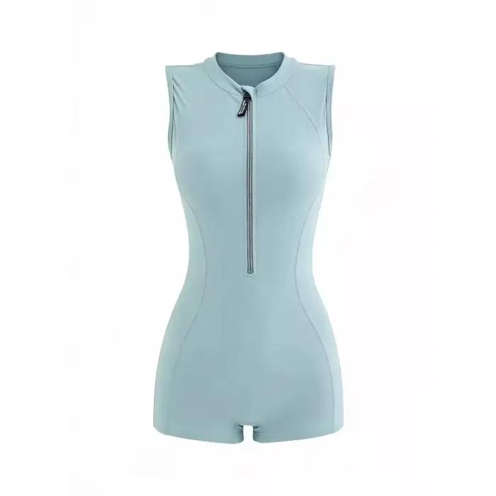 Maillot de bain une pièce à angle droit pour femme, idéal pour l'entraînement professionnel et le sp