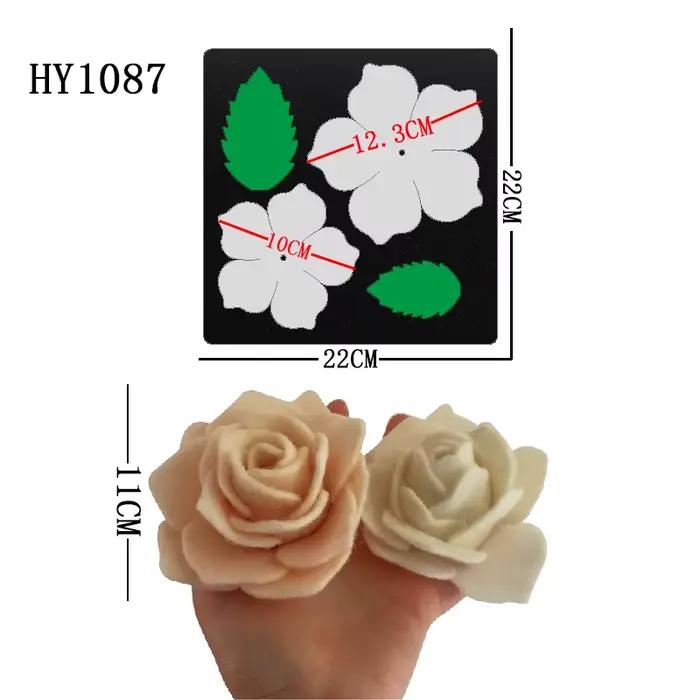 Matrices de découpe de fleurs de roses, matrices en bois adaptées aux Machines de découpe courantes 