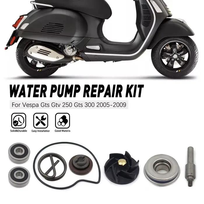 Kit de réparation de joint de roulement d'étanchéité d'arbre de turbine de pompe à eau pour PIAGGIO 
