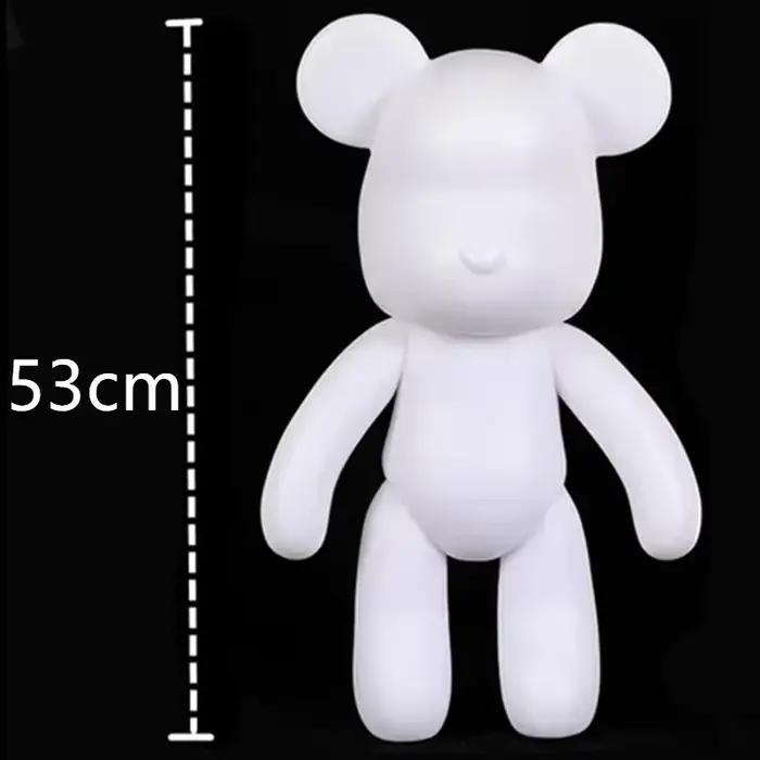 Peinture à la main en plastique de l'embryon blanc des scanner, modèle de jouet d'ours de violence, 
