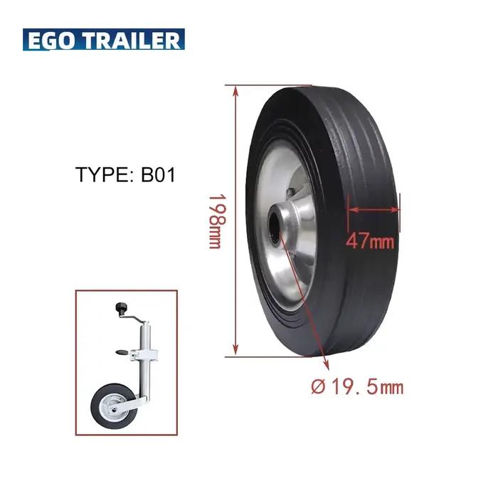 Roue de Rechange pour Remorque Jack Jockey, Composants de Camping-car, Pièces de Caravane, Accessoir
