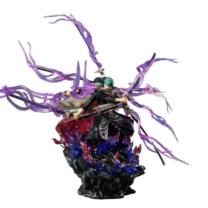 Figurine d'action One Piece Zoro, figurine d'anime Asura Roronoa Zoro, modèle de collection, jouet p