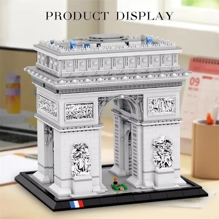 Décennie s de construction de modèle de Triomphe pour enfants, briques de construction de point de r