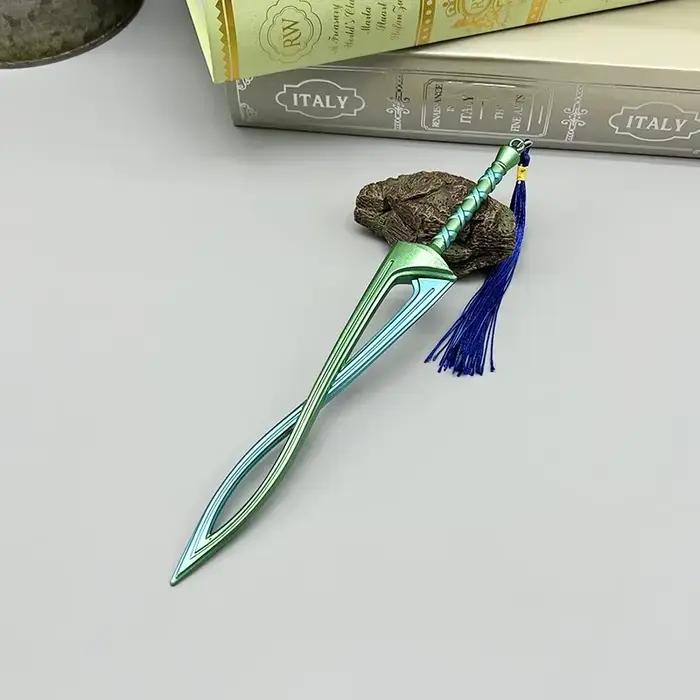 21cm Fierce Deity Sword LoZ Tears of the Kingdom Breath of the Wild Game Replica Metal Weapon Model 