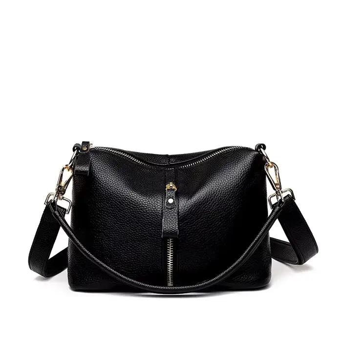 Sacs à main en cuir véritable pour femmes, cuir de vachette naturel, décontracté, simple, petit, hau