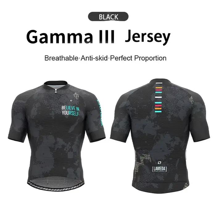 Lameda été Pro maillot de cyclisme vtt vélo vêtements respirant à manches courtes vélo chemise homme