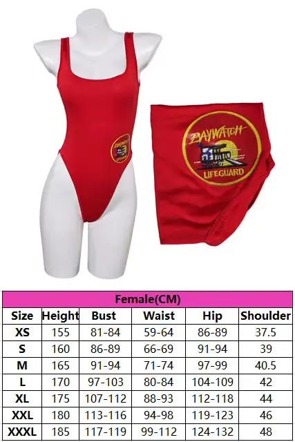 Montre Baywatch C.J. Maillot de bain rouge sexy pour femme, costume de cosplay, maillot de bain femm