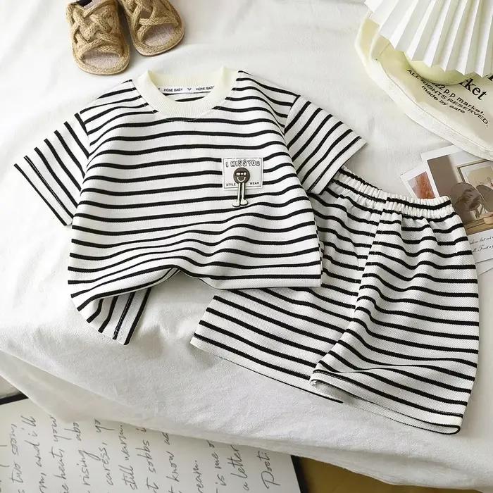 Fille enfant T-shirt bébé vêtements vêtements pour enfants costume pour enfants 2 pièces ensemble no