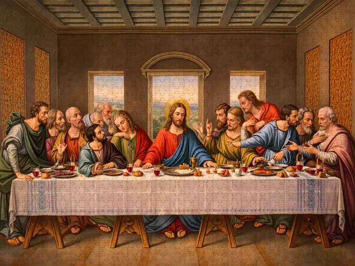 Puzzle de 1000 pièces, puzzle de la dernière veille sainte, décoration pour la maison, jeu pour adul