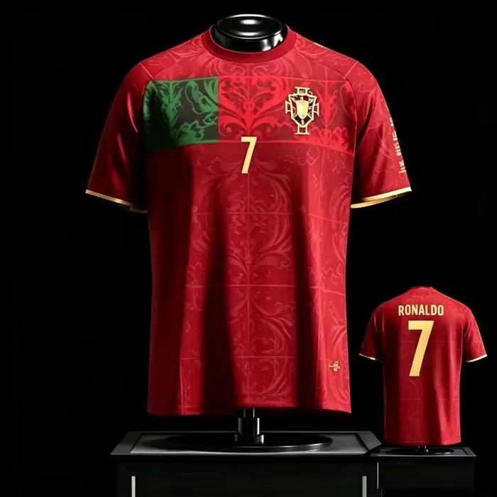 Nouveau Maillot Commémoratif Cristiano Ronaldo 2026 – Édition Portugal – T-shirt Sportif et Décontra