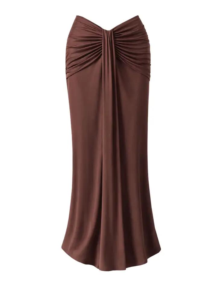 Maillot de bain une pièce de luxe pour femme, sans taille, avec jupe, sexy, à licou, amincissant, st