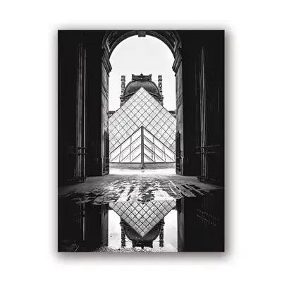 Affiche de photographie de paysage urbain de Paris, France, images murales en noir et blanc, peintur