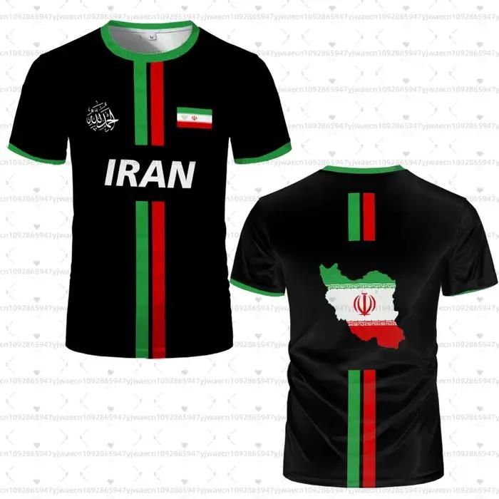 26 Nouveaux Maillots de Football Iranien pour Hommes, T-shirts Sportifs, Maillots de Foot Oversize à