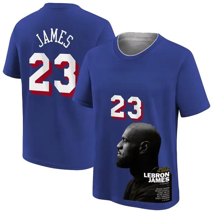 Bienvenue à l'arrivée du roi du basketball, de la légendaire figure, du joueur numéro 23, James, le 