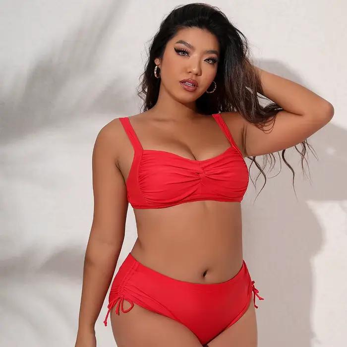 Maillot de bain grande taille pour femmes, ensemble deux pièces, bikini, sexy, nouvelle collection, 