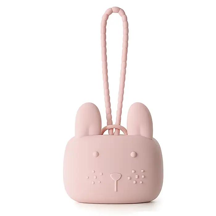 1pc bébé Silicone porte-sucette étui, 100% Silicone souple porte-mamelon conteneur boîte garder suce