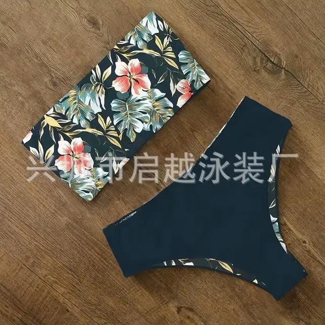 Bikini 2025 maillots de bain maillot de bain femmes imprimer taille haute Bikini ensemble maillot de
