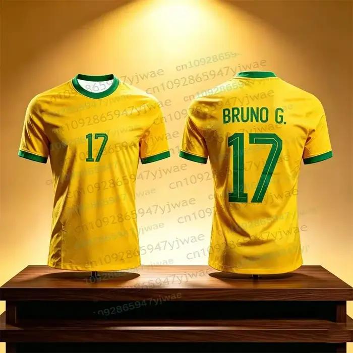 Maillot de football imprimé en 3D Neymar & VINI JR pour hommes et femmes, mode été, sport, séchage r