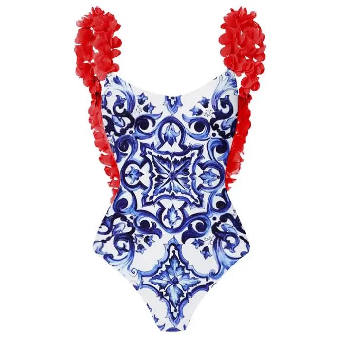 Maillot de bain une pièce dos nu à sequins faits main pour femme, sexy, confortable, respirant, coul
